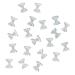 50x Cute Bowknot Nail Resin Nails Art Decorations 3D Nails Art Jewels Supplies For Acrylic Nails 50x 3d Nails Art Bowknot Nail Nails Decoration Jewels Supplies jelly white