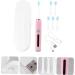 Buy NOLITOY 3 Sets Electric Toothbrush - Soft Bristle Portable & Kid-Friendly USB Toothbrush in Pink | Ideal for Home Use - Buy Online on GoSupps.com