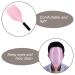 TAORANJU Barber Hair Salon Face Shield 2 Pcs Plastic Hairspray Face Masks with Sponge Handle Hairdresser Hair Styling Mask Tools Face Eyes Protector for Hairdressing Makeup (Random Color) - Buy Online on GoSupps.com