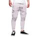 Haiorziyou working pants men stretch big size cargo pants streetwear hiking pants in single color loose trekking pants lounge pants men's pants activewear running trousers with cord strain rain pants bike 3xl white