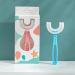 Ergonomic Silicone Toothbrush - U-Shape Oral Cleaner for Whole Mouth Cute & Safe Washable for Effective Teeth Cleaning - Buy Online on GoSupps.com