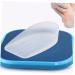 FRCOLOR Silicone Insoles for Plantar Fasciitis - Comfortable Heel Cushions & Half Inserts for High Heels - White 10x6x1cm - Buy Online on GoSupps.com