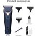 Professional Cordless Hair Clipper - Powerful Electric Trimmer for Haircuts | Barber Styling Tool - Buy Online on GoSupps.com