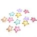 6 Pack Colorful Star Glitter Metal Snap Hair Clips - Girls' Cute Barrettes & Hair Accessories - Buy Online on GoSupps.com