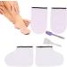 Paraffin Wax Hand Foot Cover Paraffin Bath Set with Purple Large Brush Spatula Soft Mitts Foot Cover Thermal Mitts Booties Paraffin Glove Liners Wax Hand Foot Care Set - Buy Online on GoSupps.com