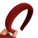 TQUXNGA Christmas Fabric Headband Aesthetic Thick Foam Hairhoop Festive Headdress Casual Hairband Vintage French Style Headwear 1188C