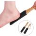 Foot File Remover Set - 2pcs Wooden Handle Callus Remover for Smooth Pedicure - Buy Online on GoSupps.com