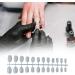 dijiusidy 24 Pieces Solid Small Round Head Press on Nails Removable Wearable French Style DIY Exquisite Unique Acrylic Nail Type22 - Buy Online on GoSupps.com