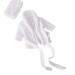 Ruspela baby costume bathrobe bath towel newborn baby photography props baby photo shooting costume bathrobe bath towel set 0-1m white