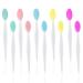 Lip Brush Tool maxin 10 Pcs Double-Sided Lip Brushes Exfoliating Silicone Lip Scrub Brush Nose Lip Cleanser Facial Cleaning Tool for Smoother and Fuller Lip Appearance for Men Women