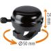 Buy Prophete Bicycle Bell - Puristic 50mm Black Design | International Shipping - Buy Online on GoSupps.com