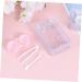 Solustrie Mini Container for Colored Contact Lenses - Portable Contact Case Holder Kit (8x5cm) - Safe & Convenient Cleaning Box - Buy Online on GoSupps.com