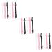 Mobestech 18 pieces children earrings mouth ear headband hook adjustable silicone buckle adjustable buckle hanger extension facial cover buckle without cord ear 16x1.7cmx3pcs