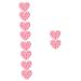 Milisten 10 Pcs Mold Christmas Candy Pride Cape Heart Decor Candy Decor Candy Chocolate Baking Accessories Non- Stick Baking Tool Christmas Decor Biscuit Food Grade Silicone Fondant Cake 17.1x15.1cmx5pcs Pinkx5pcs