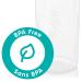 Evenflo Feeding Premium Proflo Vented Plus Polypropylene Baby Bottles 8oz - Pack of 6, Reduces Colic, Clear - Buy Online on GoSupps.com