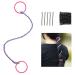 Spiral Hair Ties Braided Tangle Free Hair Ties Ponytail Holders Hair Bands Keep It Smooth And Not Messy for Surfing Diving Swimming Running Fitness 16inch