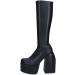 Women s Overknees Boots - Stylish & Comfortable High Heels Winter Slide Boots EU Size 38 Black - Buy Online on GoSupps.com