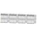 Beavorty 24 Pcs Eye Makeup Tool Red Eyeliner White Liquid Eyeliner Neon Liquid Eyeliner Miss Seal Make up Abs