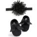 MACHSWON Baby Girls Mary Jane Flats with Bow-Knot | Anti-Slip Soft-Soled Princess Shoes | 6-12 Months, Black - Buy Online on GoSupps.com