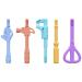 JUCHRZEY 5pcs Baby Chew Toys Free Silicone for Babies 5PCS
