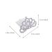 Minkissy Princess Crown Comb Mini Tiara Rhinestone Hair Hoop 12pcs Set for Girls and Women - Exquisite Party Favor Hair Clips - Size 1 - Buy Online on GoSupps.com