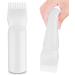 COMNICO Root Comb Applicator Bottle 6oz - Squeeze Hair Dye Oil Applicator Brush - Portable Color Dispenser - White - Buy Online on GoSupps.com
