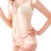 Lekeplus 3 In 1 Postpartum Belly Band Wrap C Section Recovery Belt Support Recovery Belly/Waist/Pelvis Belts for Postnatal Shapewear Postpartum Belly Wrap (Beige L) Beige L