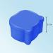 Denture Case with Strainer & Retainer Cup | Portable Denture Bath for Travel & Daily Cleaning (Blue) - Ideal for Dentures, Retainers, Night Guard & Mouth Guard - Buy Online on GoSupps.com