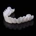 Fake Teeth, 6 PCS Cosmetic Denture Veneers for Upper and Lower Jaw, Natural Shade Fake Veneer, Denture Decorations for Christmas and Daily Life Q03