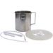 Stainless Steel Enema Bucket 1.5 Quart | Home Coffee Enema | Medical Grade Silicone Hose - International Shipping Available - Buy Online on GoSupps.com