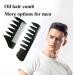 3-Piece Men's Styling Comb Set - Black Pompadour, Wide Tooth, and Streaker Comb for Wet, Curly, Thick, and Oily Hair - Buy Online on GoSupps.com
