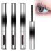 2pcs Iron Wand Mascara 3D Curling Eyelash Iron Mascara Iron Brush Mascara Washable Extra Slim Metal Mascara Bristleless Metal Rod Mascara Waterproof Long Lasting Lash Extensions Mascara (Color : 3pcs
