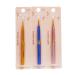 Angoily 3pcs Lip Liner Brush Lipstick Brush Double Ended Makeup Brush Retractable Lip Brush Makeup Tool Lipstick Lip Brush Tool Beauty Brush Eye Shadow Disposable Travel Metal