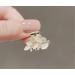 Crystal Hair Clips Leaf Clip Headdress Hair Clip Female small cat eyes stone Leaf Small Hair Catch Bangs Top Clip Hairpin Shark Clip Decorative Hair Accessories for Women Girls - Buy Online on GoSupps.com