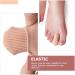 Soft Silicone Toe Protectors - 4pcs Fabric Sleeve Cushions for Blisters, Calluses, Fingers - Light Brown - Buy Online on GoSupps.com
