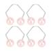 2 Pair Dimple Makers PiercingFacial Dimple Trainer to Improve Smile for Face Cheeks Dimple Maker Balls for Men Women (Pink)