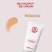 Be At One Be Radiant BB Cream | Light/Medium Coverage SPF 30 | Buildable Tinted Moisturizer for Dewy Skin | Paraben-Free Cruelty-Free Vegan Makeup | 30 ml - Buy Online on GoSupps.com