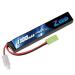 Zeee 3S 11.1V 25C 1300mAh Airsoft Lipo Battery 3S Stick Battery with Mini Tamiya Connector for Airsoft Guns Rifle