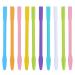 Luxshiny silicone stirring sticks Colorful face sludge stirring sticks reusable Epoxy resin mixed spatula Applicator make-up cosmetic tools for mixing color liquid cream 10 pieces
