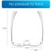 LUFF Frameless Retro Metal Reading Glasses - HD Lens +1.0 to +4.0 Spring Hinge - Stylish & Comfortable - Buy Online on GoSupps.com