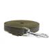 Mystique Rubberized towline 20mm with hand loop standard carabiner (7.5m khaki) 7.5m khaki