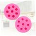 MAGICLULU Decor 4 Pcs Cakesicles Mold Non-Stick Mold Silicone Mold Cake Decorations Pink Mold Cake Decorating Tool Fondant Mold DIY Mold Cake Toppers Cake Mold Blueberry Fondant Cake medium - Buy Online on GoSupps.com
