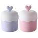 Foam Maker for Face Wash 2Pcs Heart Design Cleanser Foamer Portable Bubble Foamer Fast Foaming PP Skincare Foam Maker for Home Travel