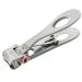 REMOS professional nail clippers for fingernails made of stainless steel pink 7 cm fingernail clippers