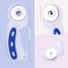 45mm Rotary Cutter Set with 5 Blades + A5 Cutting Mat - Ideal for Fabric, Quilting, Sewing, Arts & Crafts - Sharp and Durable - Buy Online on GoSupps.com