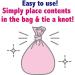 BOS Amazing Odor Sealing Baby Diaper Disposal Bags - 180 Bags, Unscented, Durable, Pink (90 Count x 2) - Buy Online on GoSupps.com