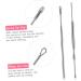 DOITOOL 3pcs Stainless Steel Ear Spoon Set - Ear Wax Cleaner and Remover for Humans - Silver Earmuffs - Buy Online on GoSupps.com