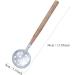 Alomejor 2 Pcs Ice Fishing Scoop Scoop Skimmer Ice Slush Scoop with Wood Handle Winter Outdoor Fishing Shovel Ice Tools Metal Wood Design - Buy Online on GoSupps.com
