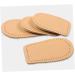 Minkissy Ball of Foot Cushions for Heels - Thickened Leather & Latex Forefoot Pads for Women - Yellow Half Insoles - Buy Online on GoSupps.com