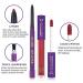 Ucanbe 6 pcs Matte Liquid Lipstick Set with Lip Liners & Primer - Long-Lasting Lady's Night Makeup - Buy Online on GoSupps.com